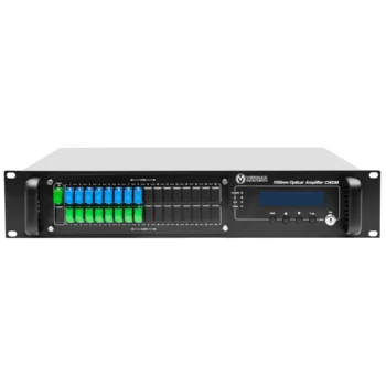 Оптический усилитель VERMAX для сетей КТВ, 16*22dBm, WDM фильтр PON